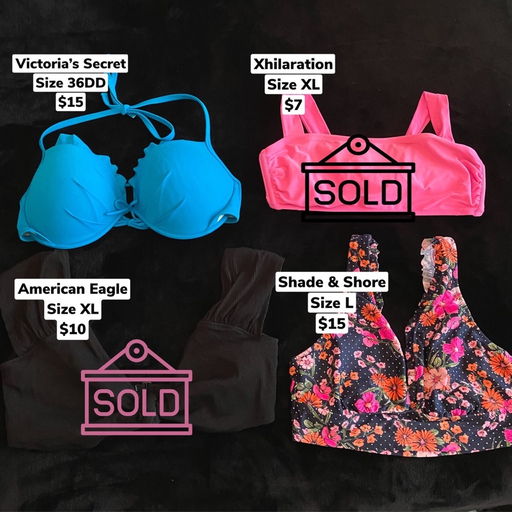 VARIOUS BIKINI TOPS👙